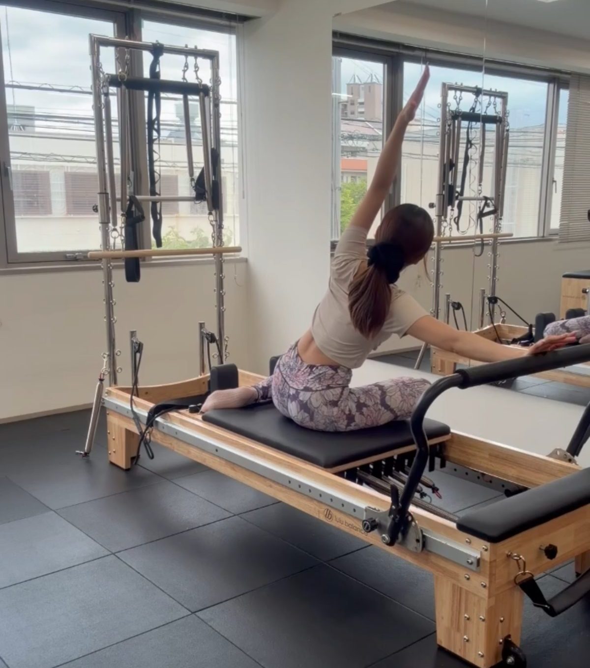 Leg work on the reformer