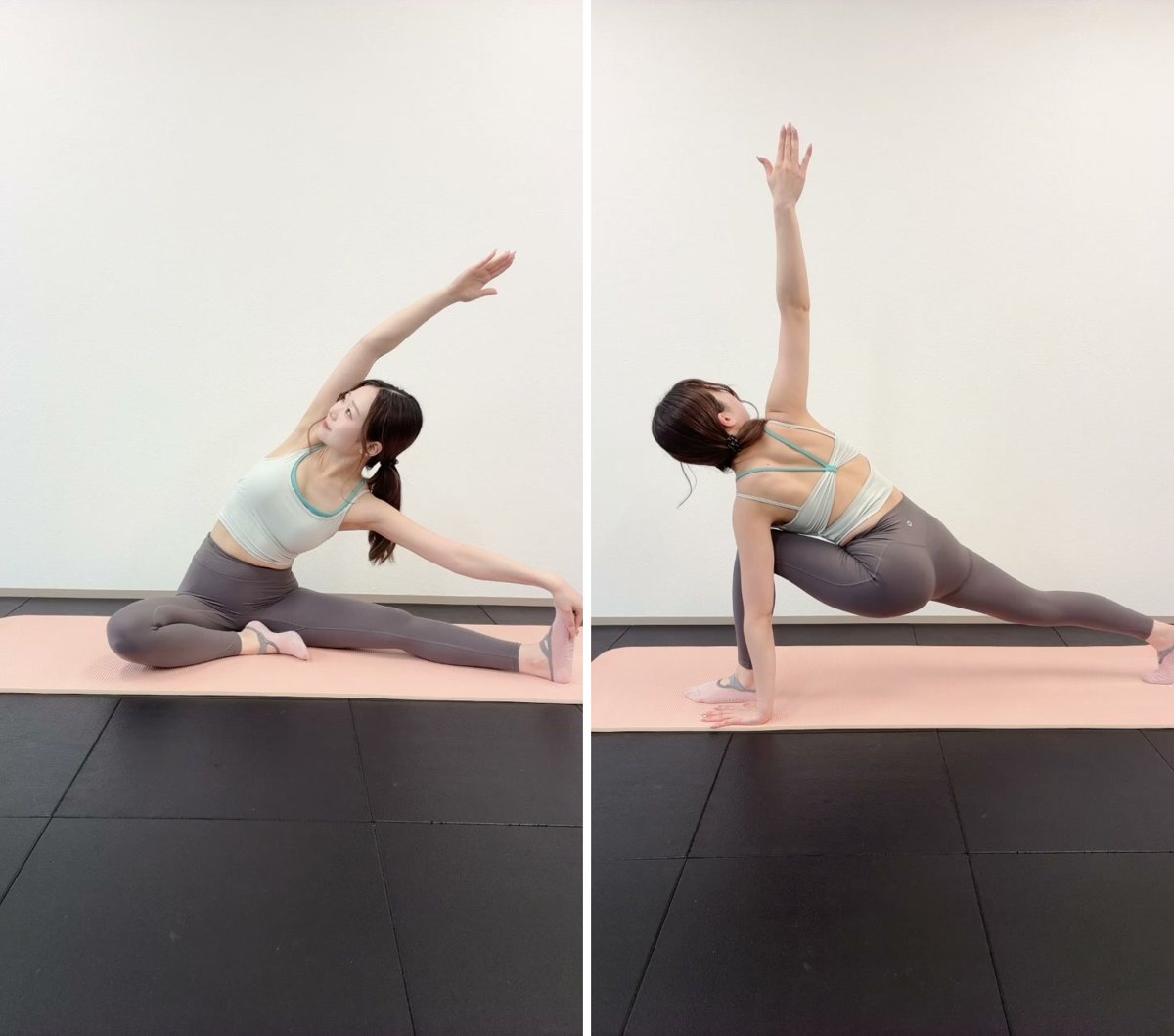 Seated breathing and side stretch